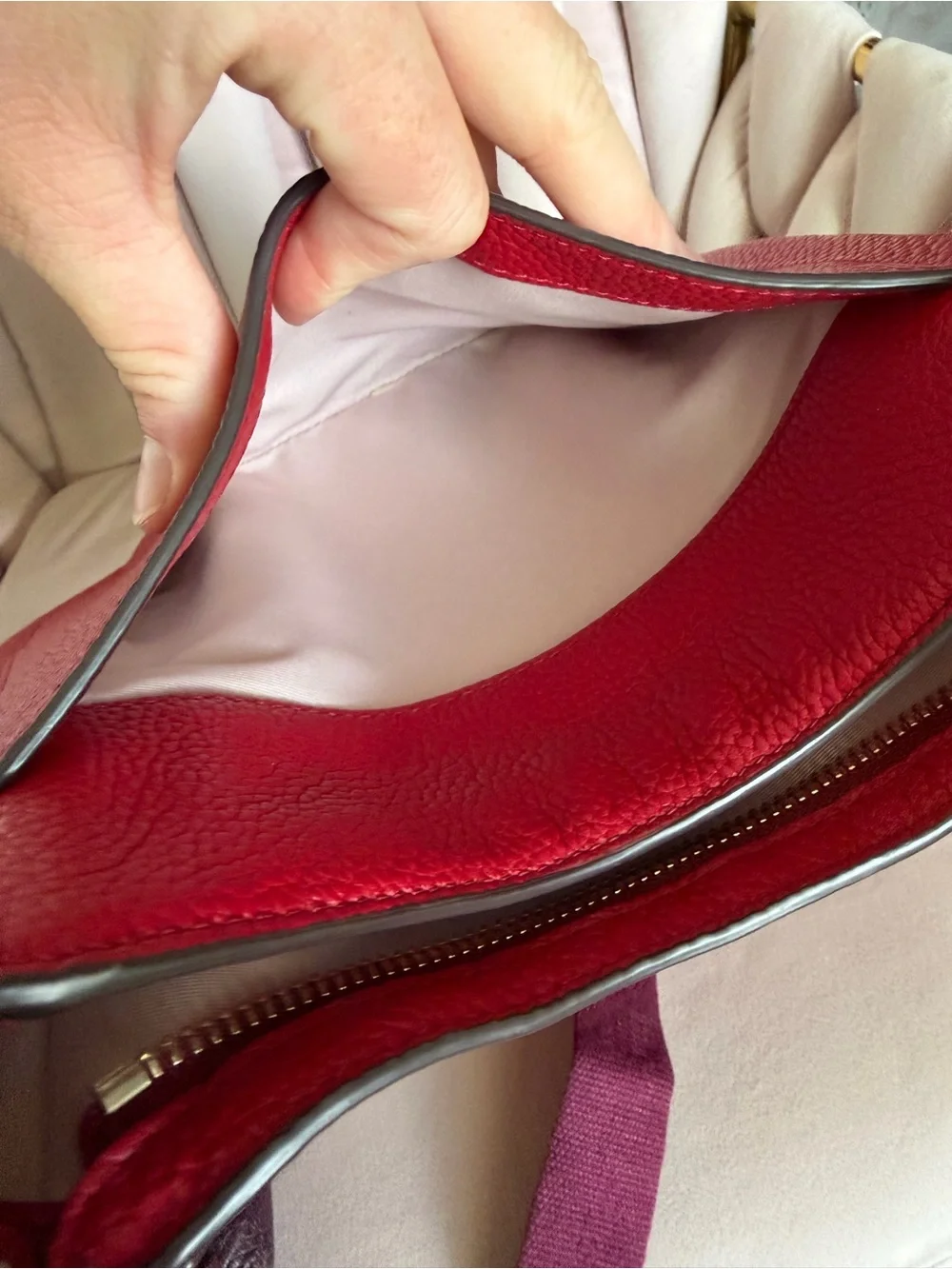 Kate Spade Red Colorblock Leather Crossbody Bag & Burgundy Wallet Set ❤️